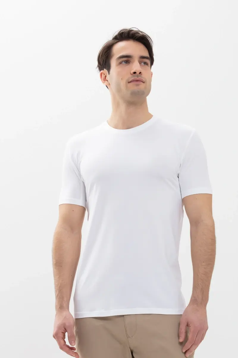 Mey heren T-shirt - Hybrid - Anti zweet shirt - Mannen ondershirt met pads onder de oksels - Ronde hals - Korte mouwen