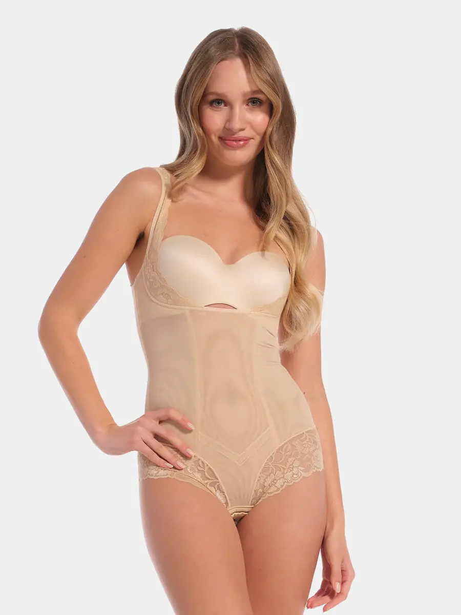 Magic Bodyfashion sterk corrigerende Body corset - Super Control - Sterke shapewear bodysuit voor een platte buik