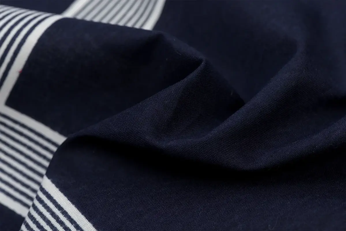 Boeren zakdoek Blauw uni 55 x 55 cm