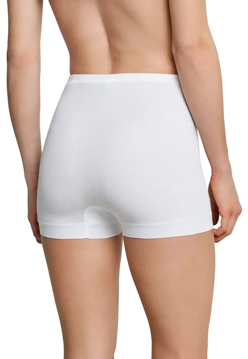 Schiesser 2-Pack dames panty shorts - Fein rib original - 100% biologisch katoenen boxershorts - Comfortabel - Extra zachte katoenen randen