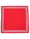 Boerenzakdoek  Rood uni 55 x 55 cm - Rode zakdoek