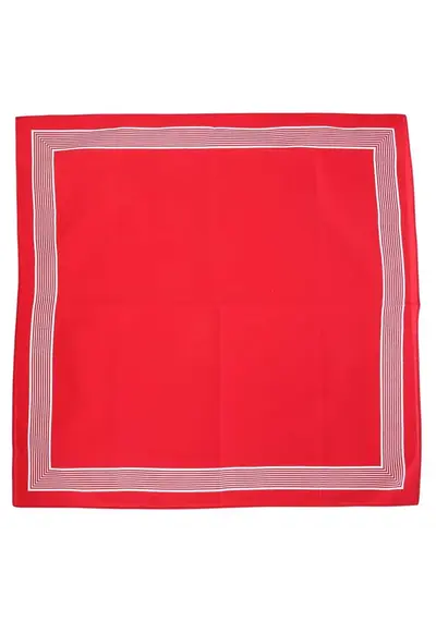 Boerenzakdoek Rood uni 55 x 55 cm