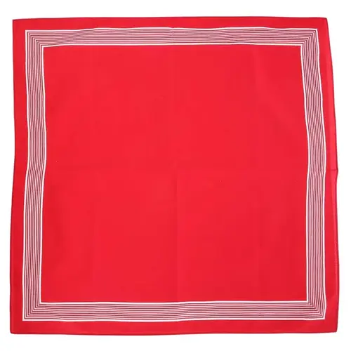 Boerenzakdoek Rood uni 55 x 55 cm