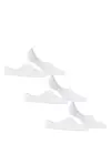 FALKE 3-paar Step High - dames footies met anti slip - Kousenvoetjes die niet afzakken - Sokken voor in loafers