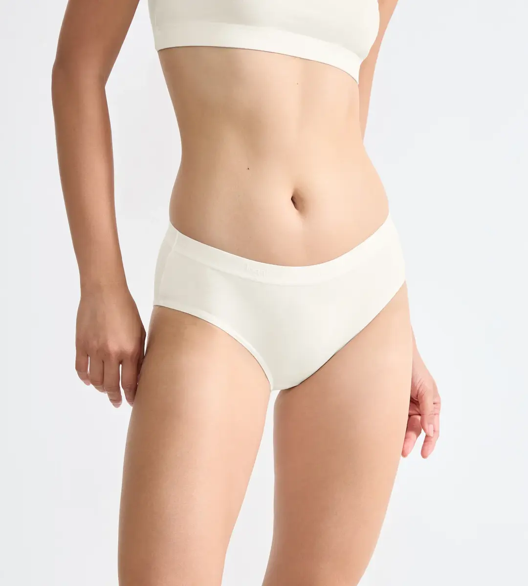 Sloggi 2-pack dames hipster Go Casual - Biologisch katoenen dames onderbroek - Milieuvriendelijk duurzaam ondergoed - HIpster onderoged