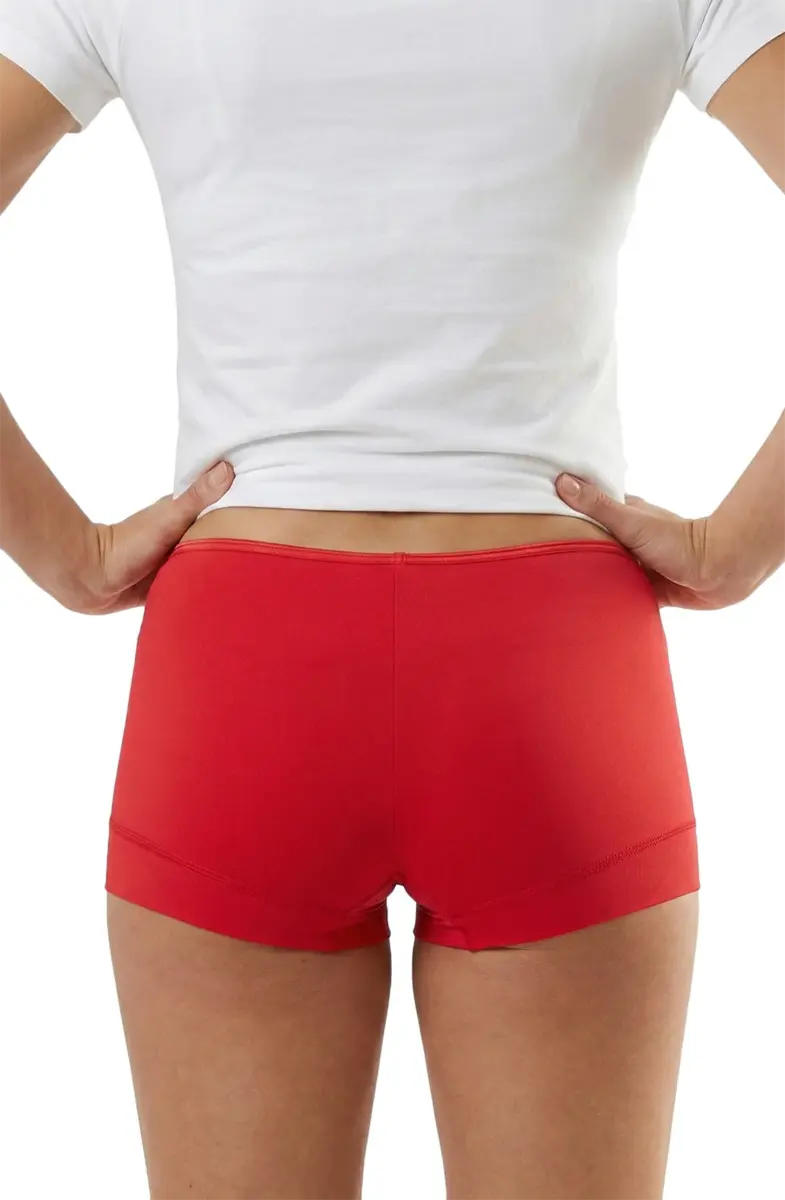 Beeren dames boxershort rood Elegance - Microfiber - Rode dames onderbroek