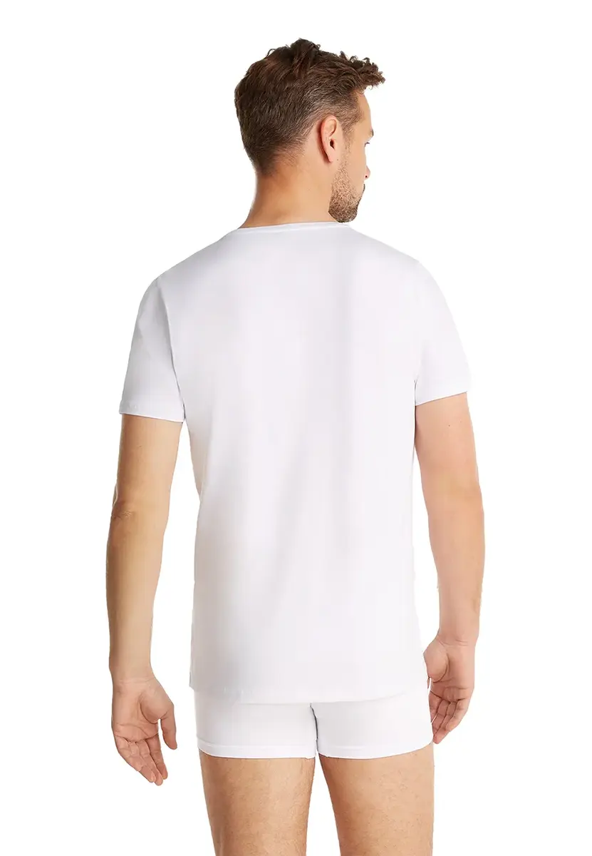 Ten Cate 2-Pack heren ondershirts biologisch katoen - Mannen T-shirts korte mouwen Wit en zwart