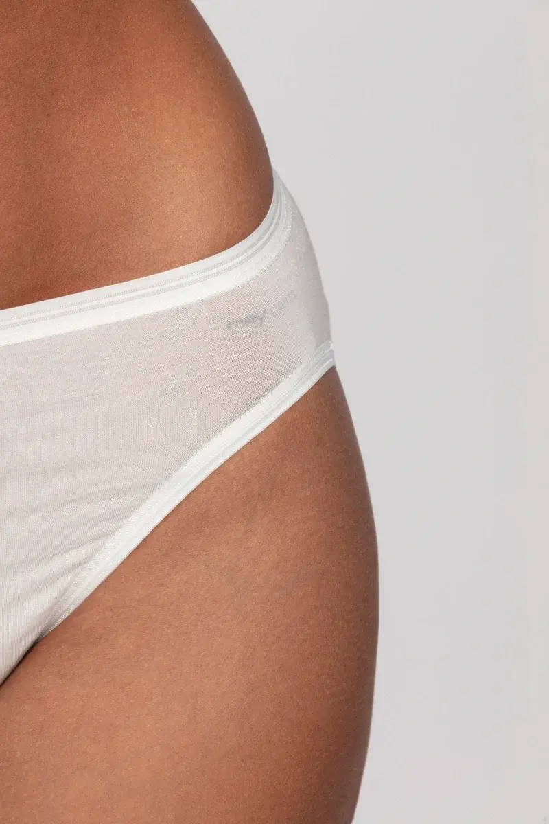 Mey Lights Highleg slip dames - Jazz broekje - hoog opgesneden katoenen rio dames slip