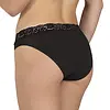 Nina von C kanten dames Tai slip - Jazzpant Modal - Kanten dames onderbroek - Zwart en wit
