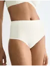 Sloggi 3-pack dames Go High Waist slip - Daily biologisch katoenen taille slips - Duurzame onderbroeken