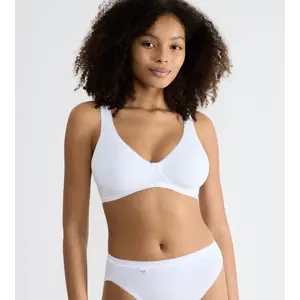 Sloggi basic N BH - niet voorgevormde Bh zonder beugel - Brede band