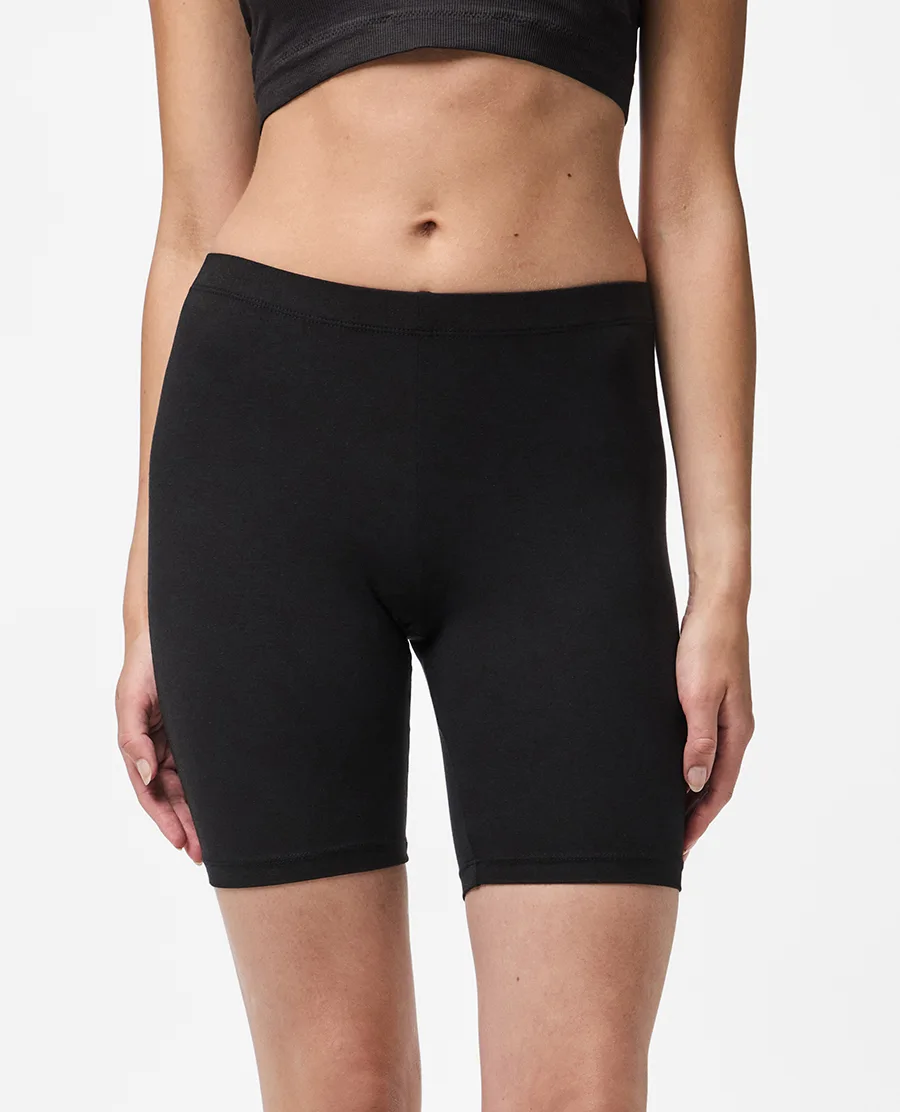 Pieces dames korte legging tegen schurende bovenbenen