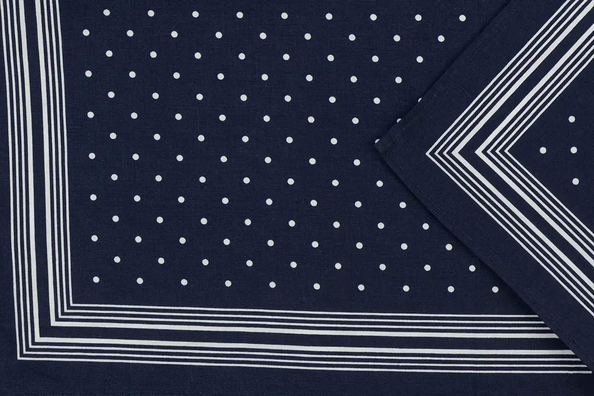 Boeren zakdoek Blauw kleine stippel 54 x 54 cm - Katoenen bandana Boeren zakdoek Blauw kleine stippel 54 x 54 cm - Katoenen bandana