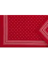 Boeren zakdoek rood kleine stippel 55 x 55 cm - Katoen
