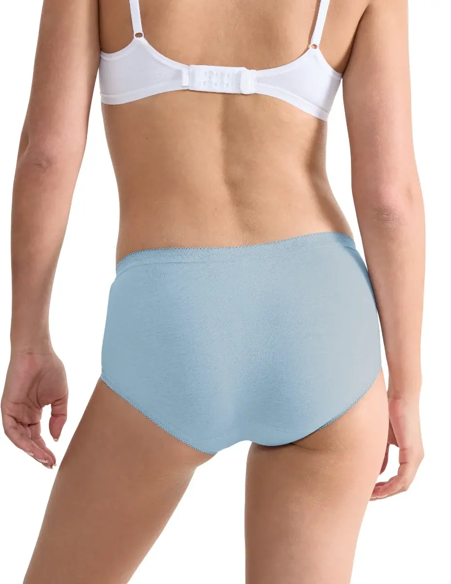 Sloggi 4-pack dames Basic Midi slips - Multicolor - Katoenen heup slip - onderbroeken