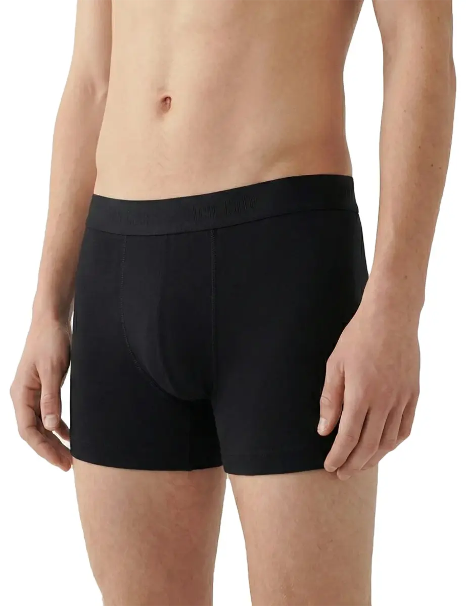 Ten Cate 2-pak Jongens boxershorts Organic - Biologisch katoenen kinder onderbroeken - Zwart - Grijs - Donkerblauw