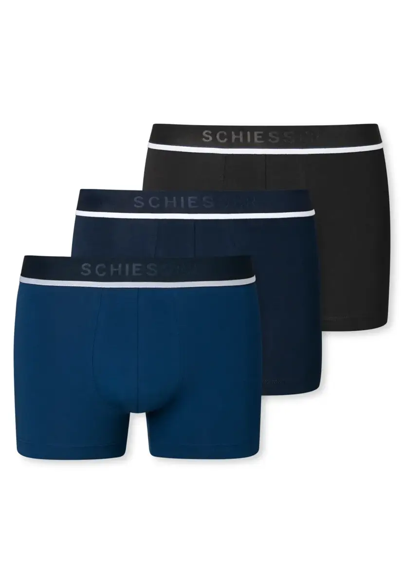 Schiesser 3-pack heren boxershorts 95/5 - Biologisch katoen - Heren ondergoed - Heren onderbroek mulitpack