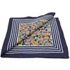 Boeren zakdoek  Paisley donkerblauw 55 x 55 cm