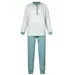 Lunatex katoenen dames pyjama - Blauw