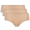 Chantelle 3-pack Soft stretch hipster - Naadloze shorts - Dames hipster naadloos - Katoenen kruisje