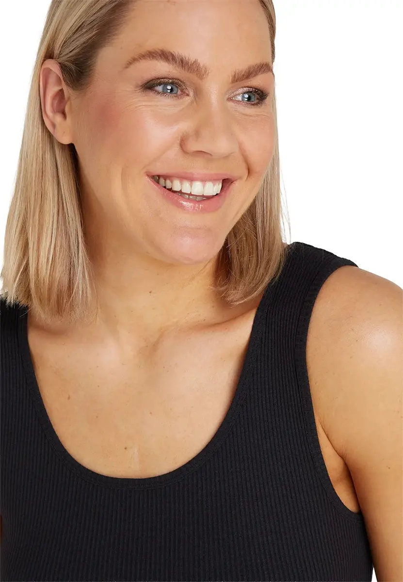 Ten Cate dames thermo hemd - Singlet - Rib - Thermisch warm onderhemd met brede bandjes