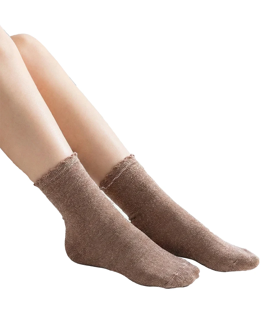 Pieces dames sokken 1-pack - Glitter -onesize