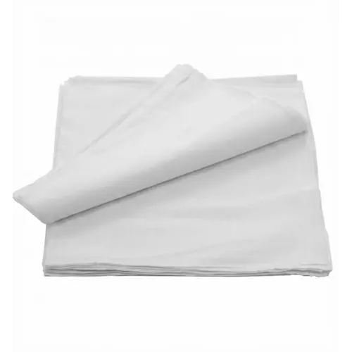 Boeren zakdoek wit uni 55 x 55 cm