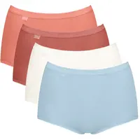 Sloggi 4-pack dames Basic Maxi slips - Multicolor Sloggi 4-pack dames Basic Maxi slips - Multicolor