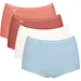 Sloggi 4-pack dames Basic Maxi slips - Multicolor - Taille dames onderbroeken katoen - Rood