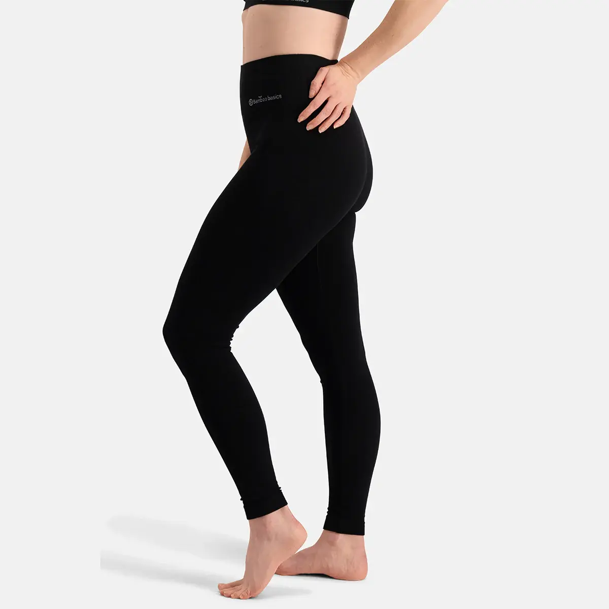 Bamboo Basics naadloze legging dames - Claire - Comfortabele bamboe legging zwart
