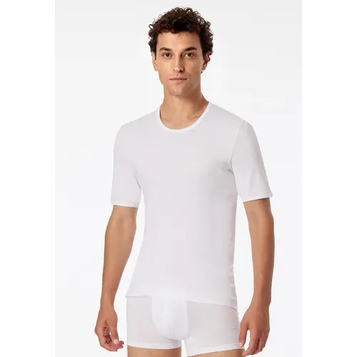 Schiesser heren T-Shirt Rib - Feinrib Original