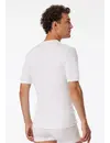 Schiesser heren T-Shirt Rib - Feinrib Original - 100% katoenen witte heren ondershirts korte mouw
