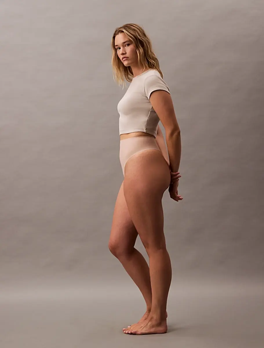 Calvin Klein corrigerende Hoge string - Stay Put Mesh - Shapewear thong