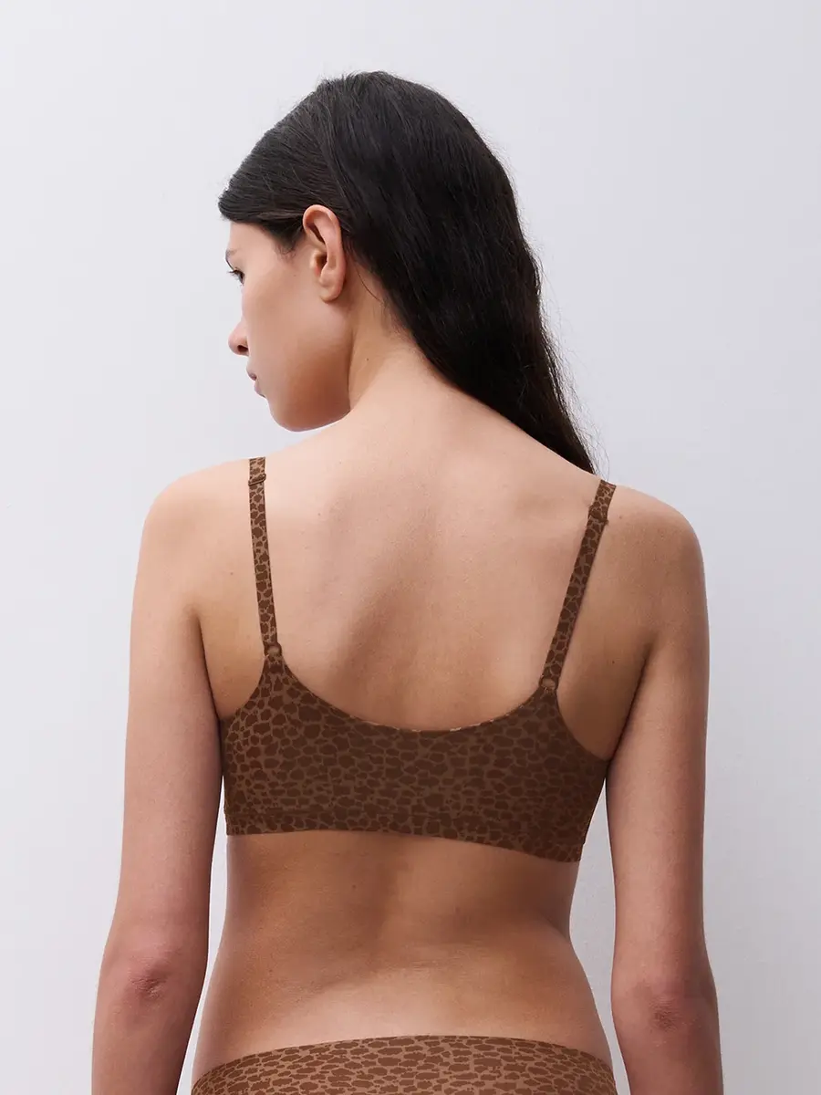 Chantelle bralette met vulling - Soft Stretch - Padded Bralette -Wild Brown
