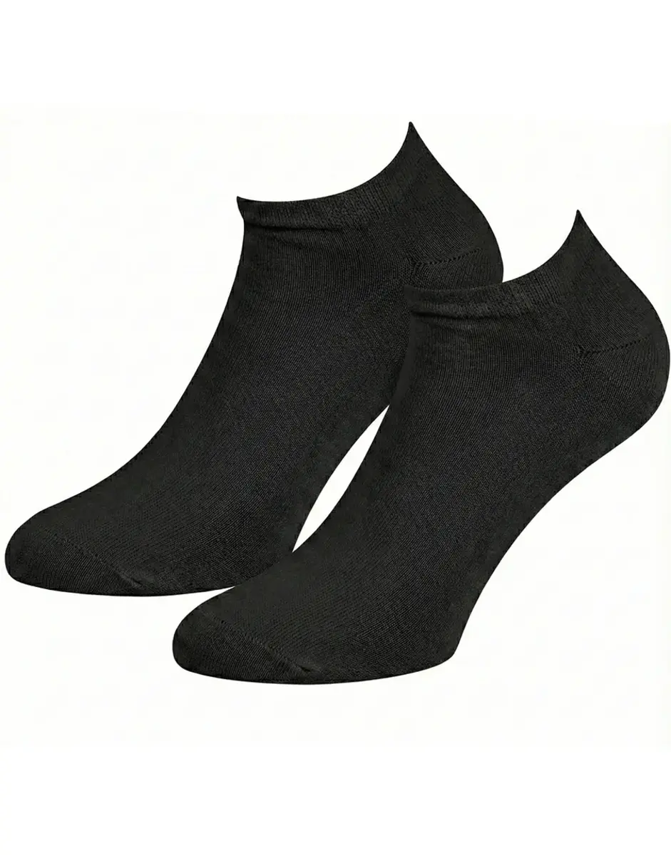 Boru Bamboo 2 paar korte sneaker sokken - Aansluitend - comfort - lage sokken