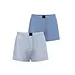 Bjorn Borg 2-pack wijde heren boxershorts - 100% Katoen - Blauw Combi