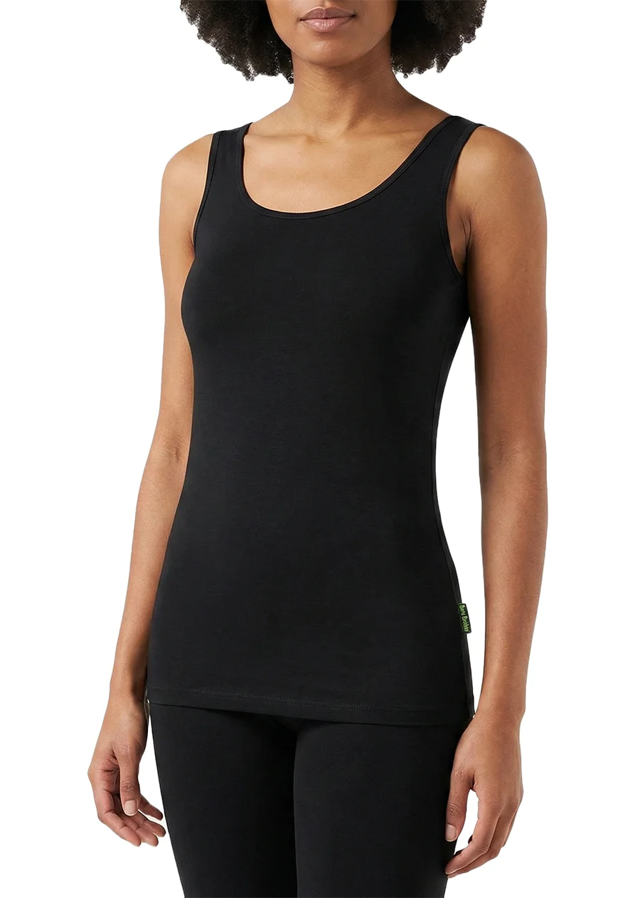 Boru Bamboo 2 pack - dames onderhemd brede band