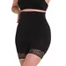 Magic hoge corrigerende boxershort met kant - Comfort shapewear correctie short met kant - Buik corrigerend - Zwart