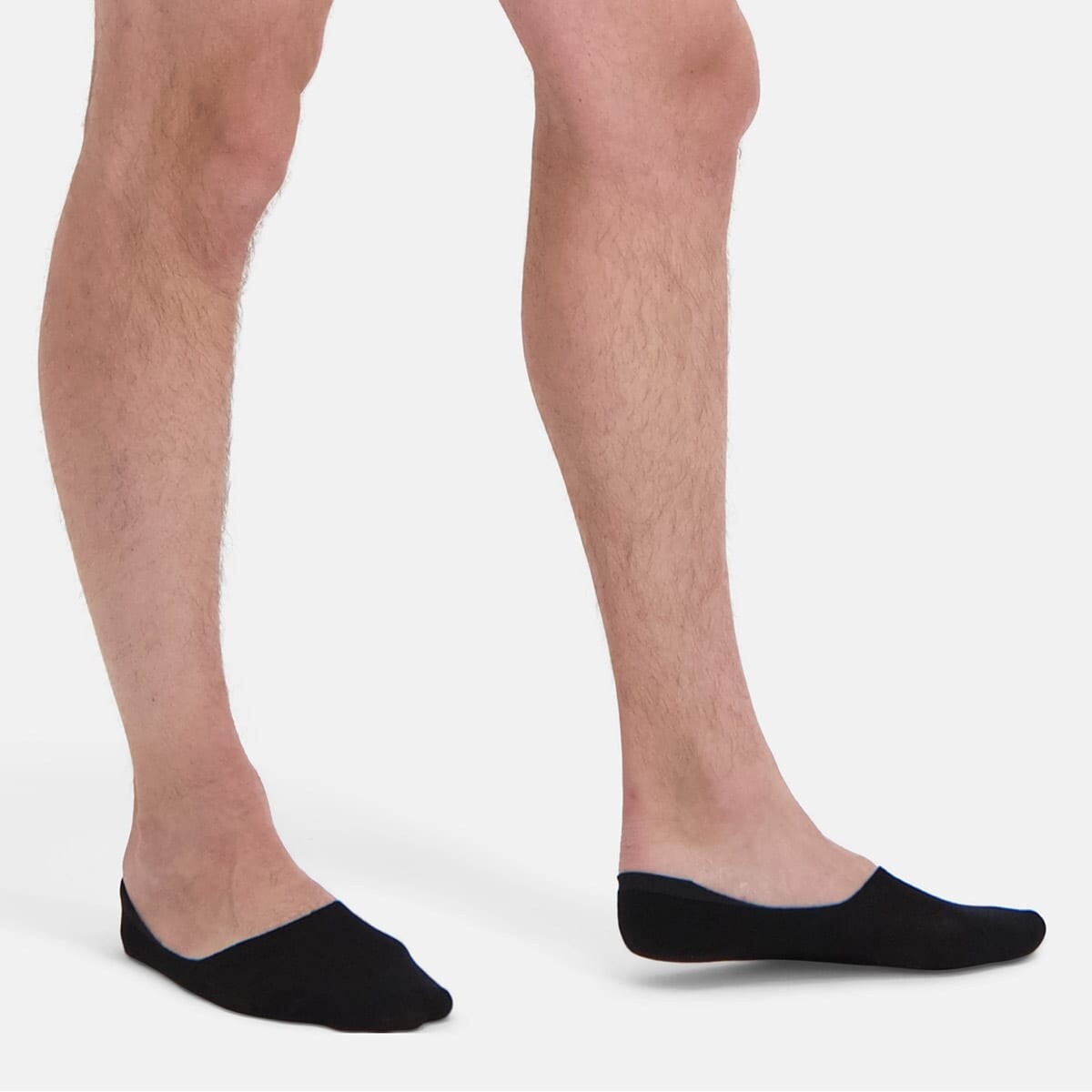 Bamboo Basics 6-paar invisible Footies Mika - Bamboe kousenvoetjes voor dames en heren - Met anti slip