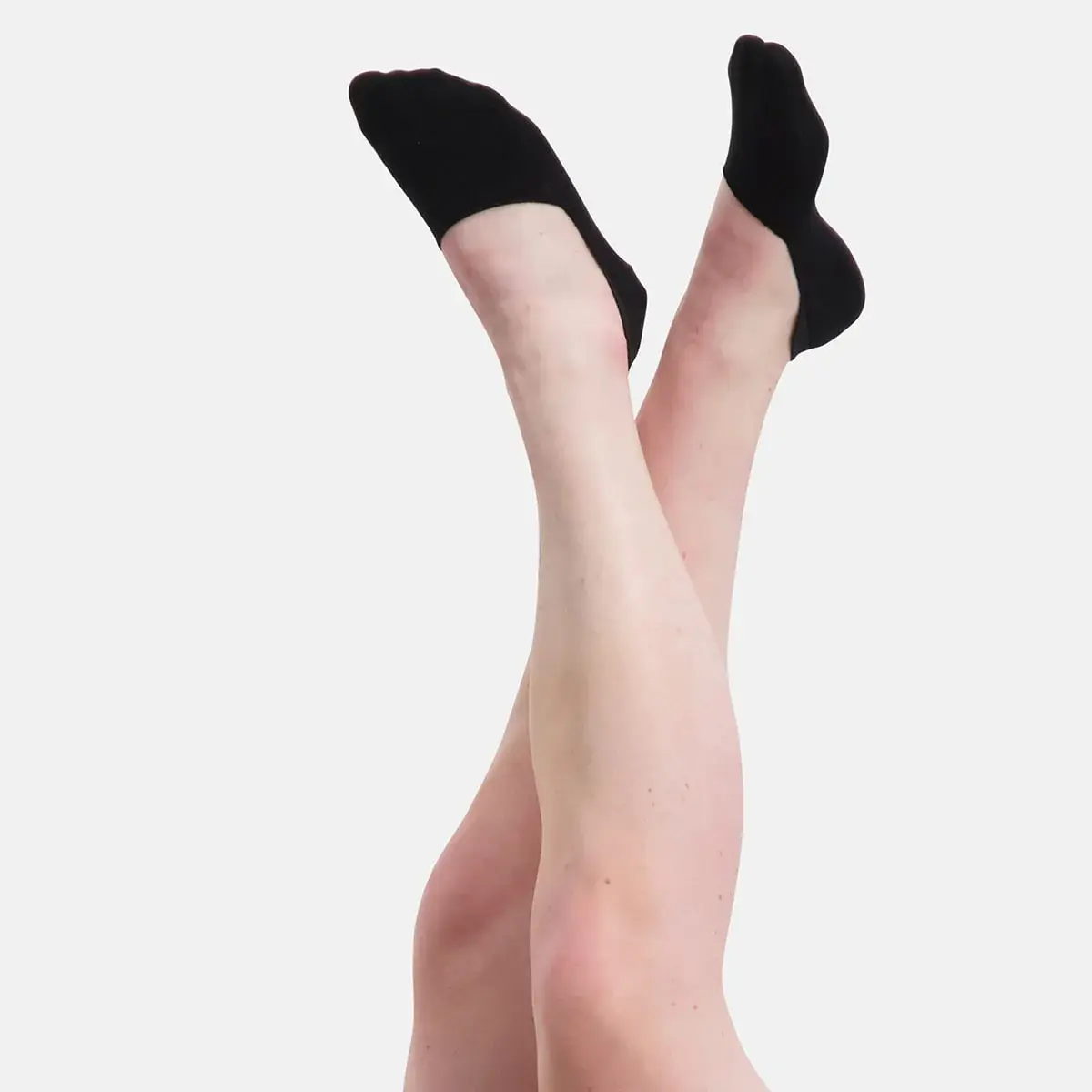 Bamboo Basics 6-paar invisible Footies Mika - Bamboe kousenvoetjes voor dames en heren - Met anti slip