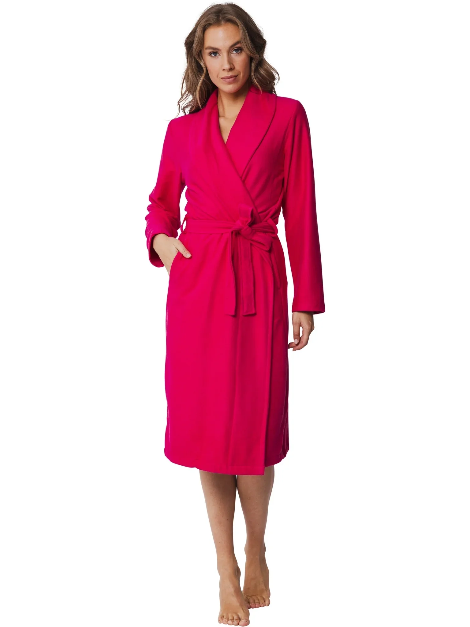 Pastunette - Dames Badjas met bamboe - Roze Pastunette - Dames Badjas met bamboe - Roze