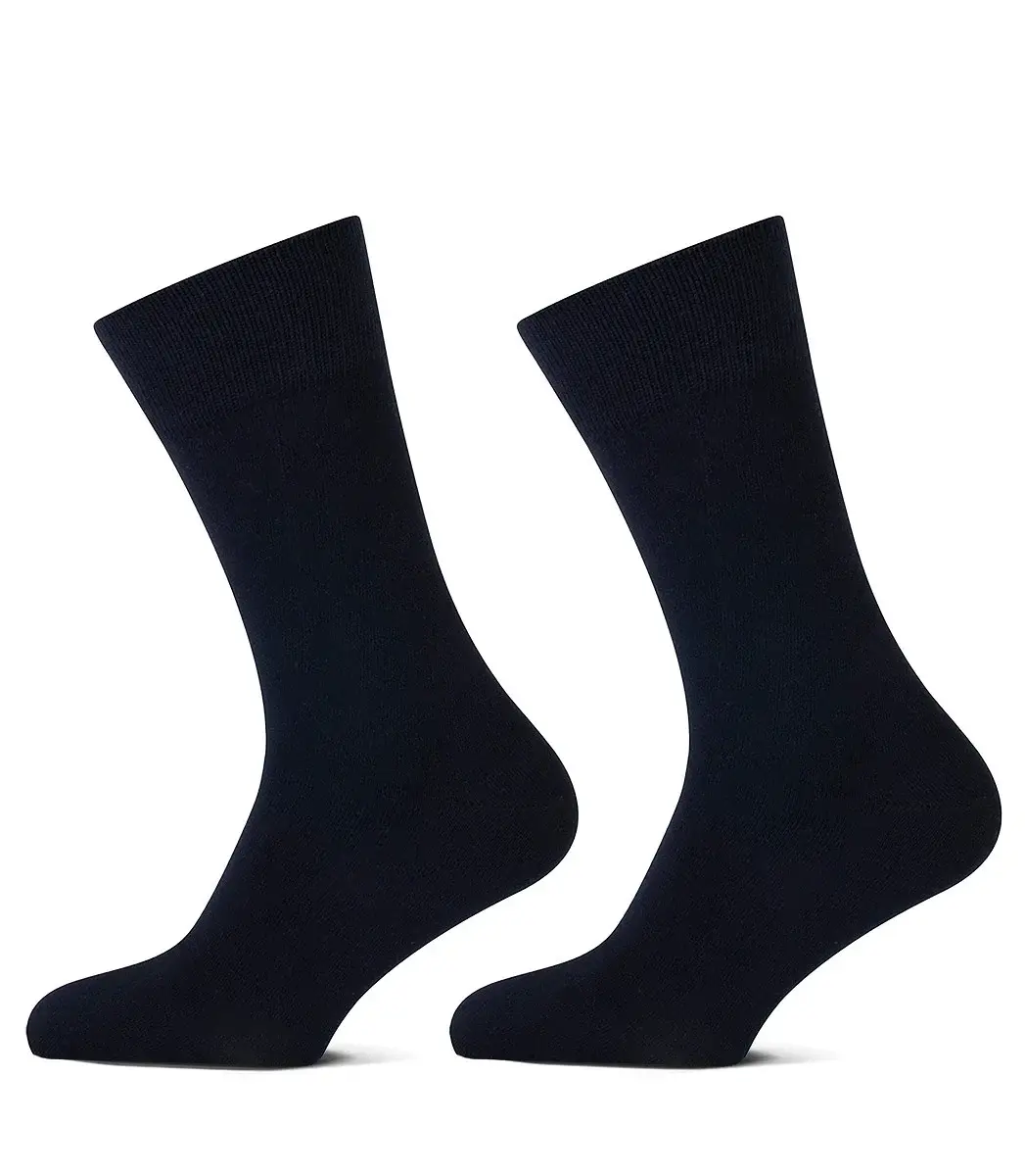 Basset 2-paar bamboe sokken - hoog - Hoge bamboe sokken voor dames en heren