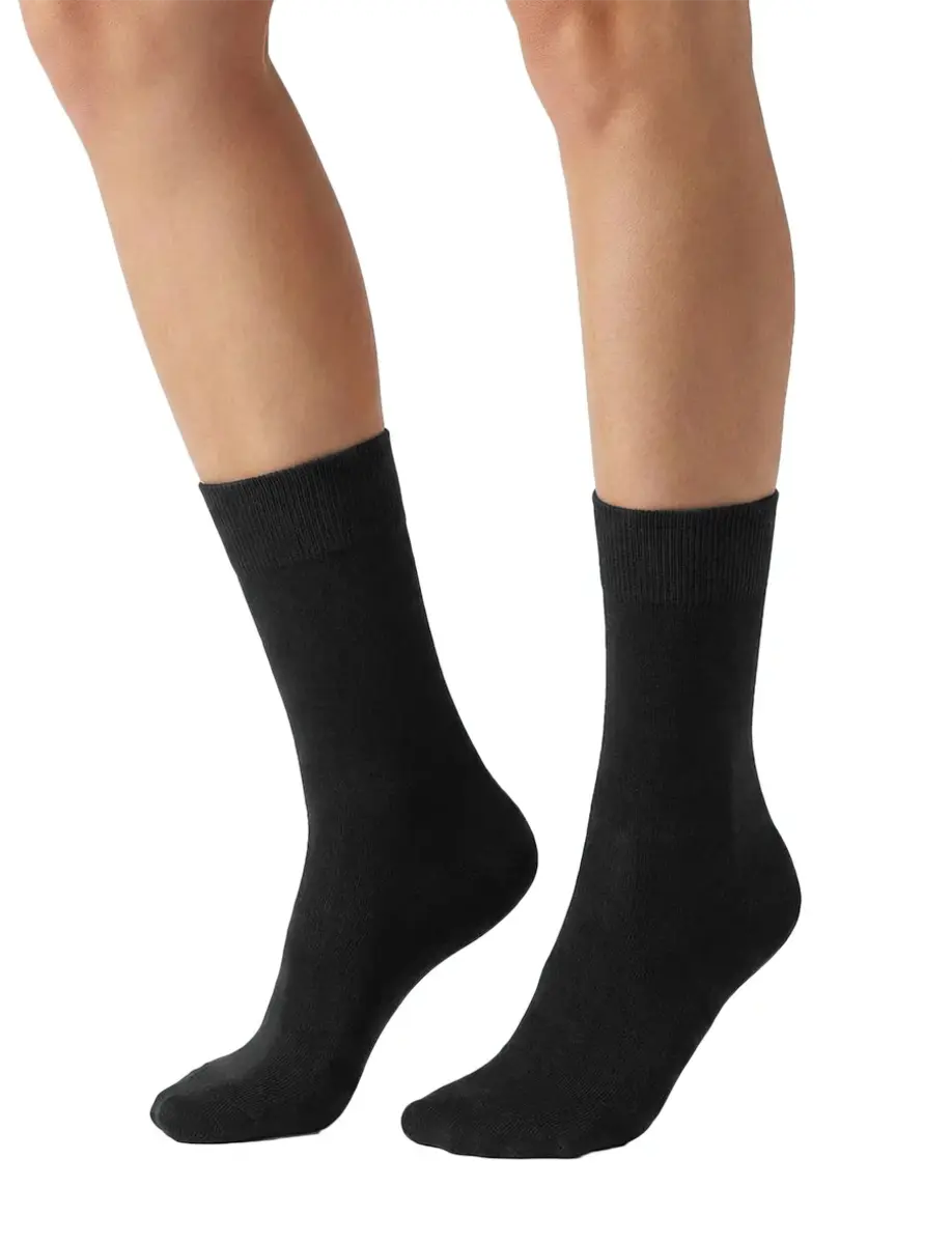 Basset 2-paar bamboe sokken - hoog - Hoge bamboe sokken voor dames en heren