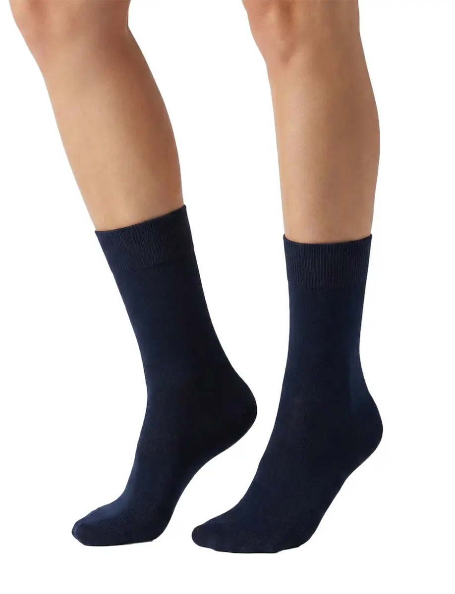 Basset 2-paar bamboe sokken - hoog - Hoge bamboe sokken voor dames en heren