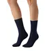 Basset 2-paar bamboe sokken - hoog - Hoge bamboe sokken voor dames en heren - Donkerblauw