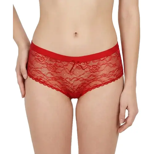 J&C dames microfiber hipster met kant