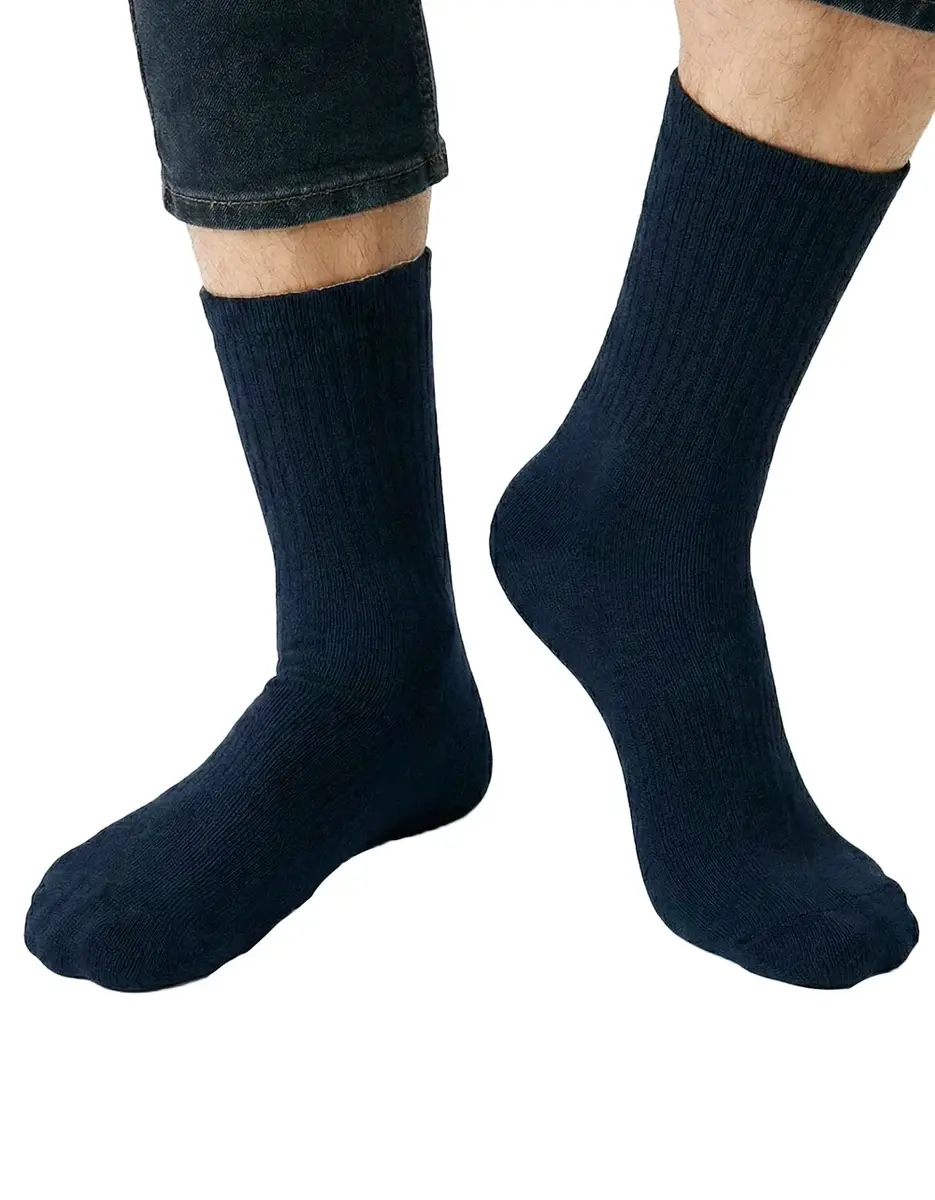 Stapp dikke sokken 3-paar Casual heren sokken - Warme stevige sokken - Zwart