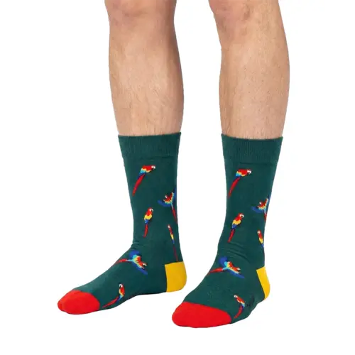 Benyson Sokken Papegaai - Organisch katoen 1- Paar