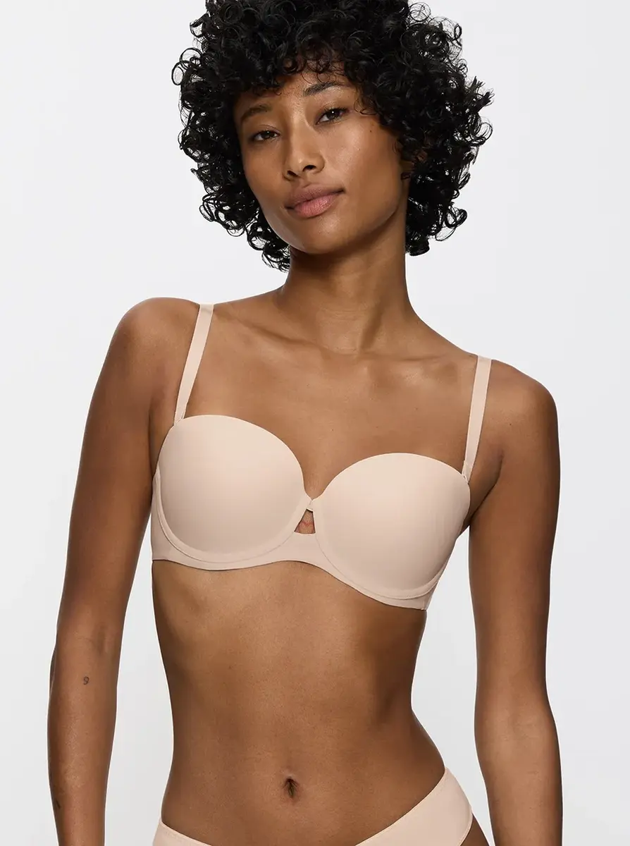 Triumph Strapless BH - Balconette bh - Pure Micro WDP - Bh met afneembare bandjes - Naadloze cups