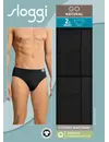 Sloggi 2-pack heren  heup Slips - GO Natural Brief - Biologisch katoenen heren onderbroeken - Zachte stoffen band